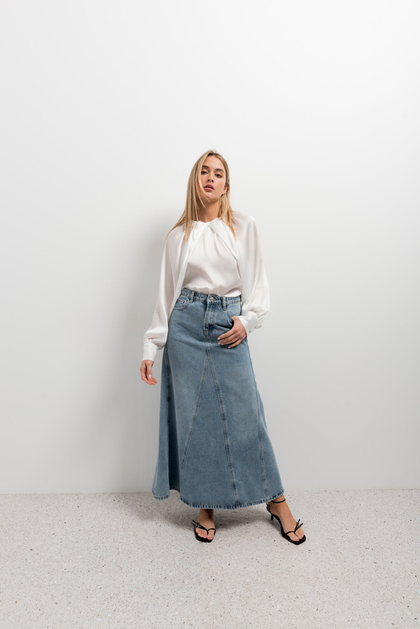 Blusa satinada - PODENCO