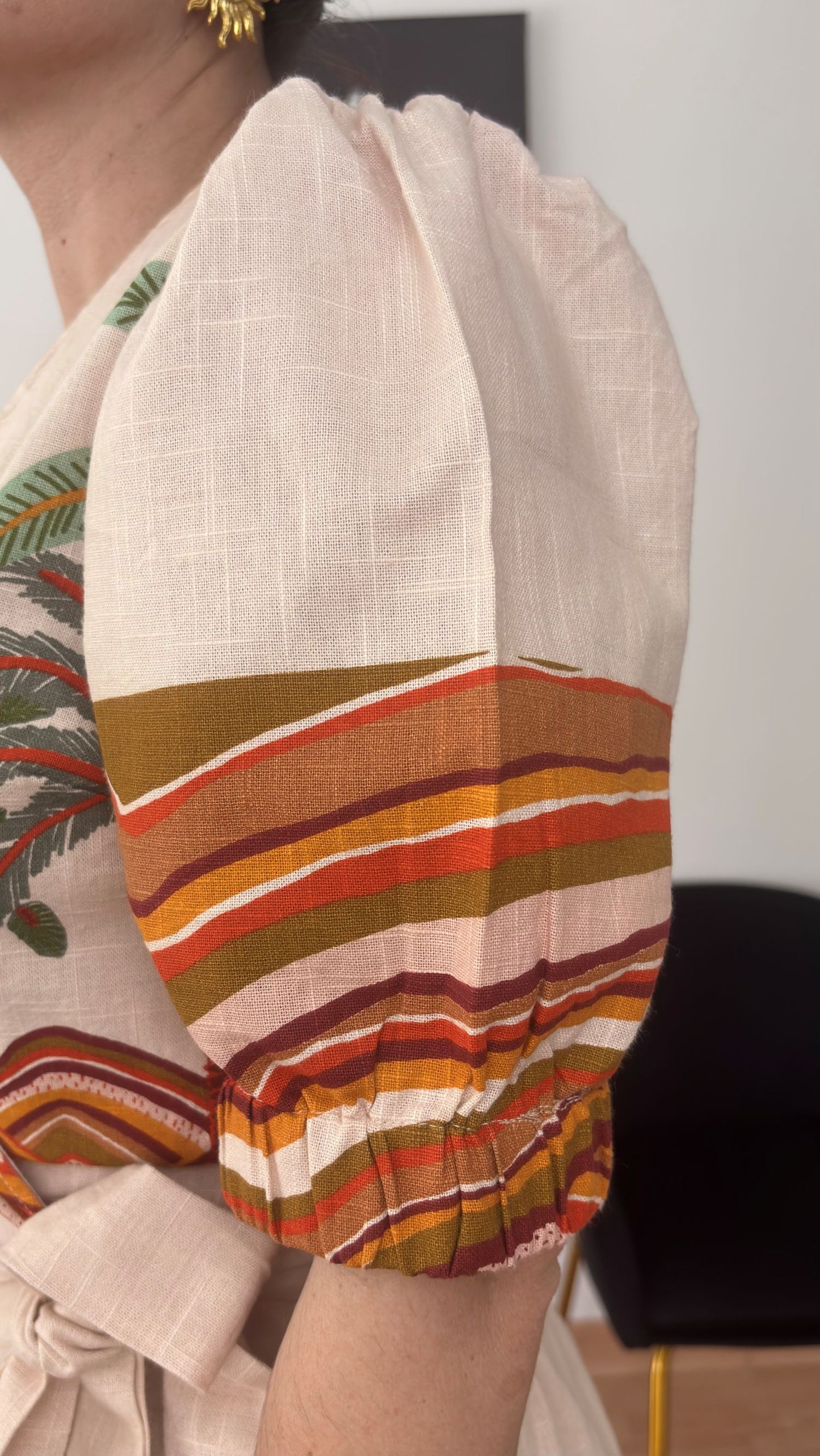 Pleated Sunset Dress