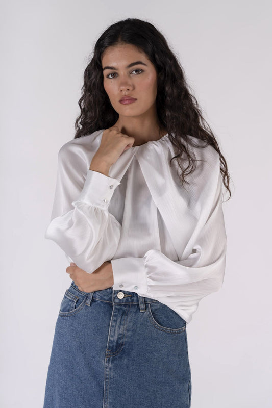 Blusa satinada - PODENCO